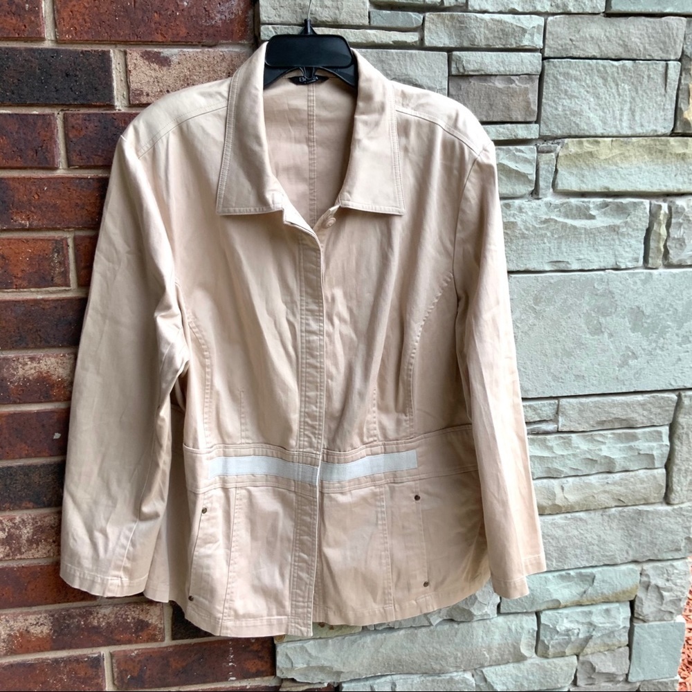 Beliza Blush Blazer Jacket w Spandex 20W